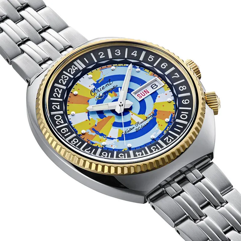 Orient Revival 75th Anniversary Multi-Color Dial Men's Watch- RA-AA0E08Y